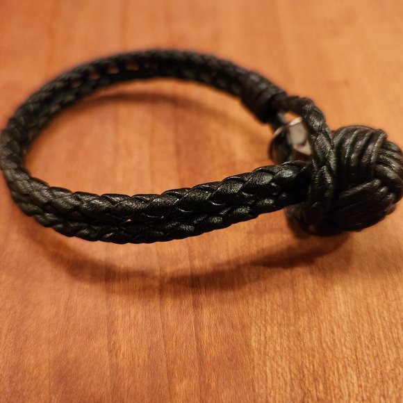 Bottega Veneta Leather Knot Bracelet - Picture 2 of 3